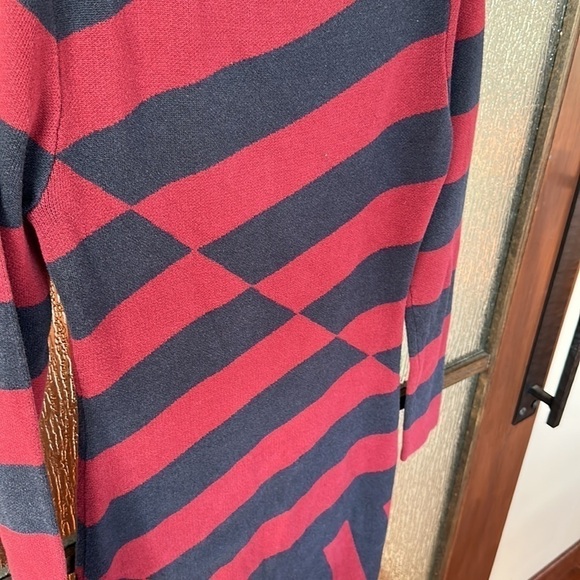 Slate & Willow striped asymmetric dress size Large - Picture 9 of 10